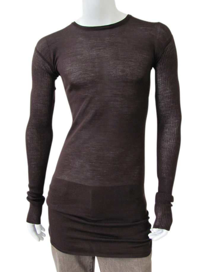 NEW MINI DRESS PULLOVER RICK OWENS A037 0012 2004 sz.42  