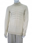 Domingo Rodriguez Turtleneck knit with herringbone fantasy