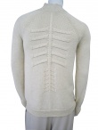 Domingo Rodriguez Turtleneck knit with herringbone fantasy