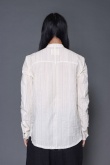 Marc Point Striped shirt with corean neck