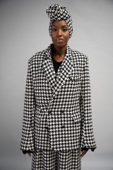 Marc Point Doublebreasted pied de poulle coat