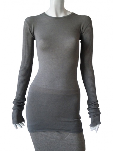 Rick Owens Maglia Basica Punto Rasato