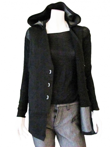 Lumen et umbra Waistcoat with hood